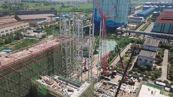 安徽长江钢铁股份有限公司节能减排煤气发电项目顺利完成1#锅炉钢架吊装_副本.jpg 安徽长江钢铁股份有限公司节能减排煤气发电项目顺利完成1#锅炉钢架吊装_副本.jpg